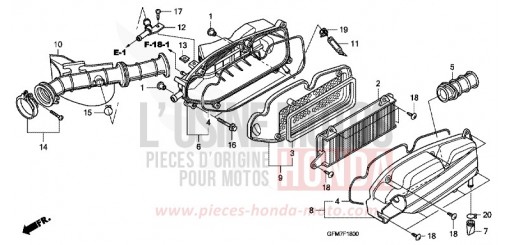 FILTRE A AIR NHX110WH8 de 2008